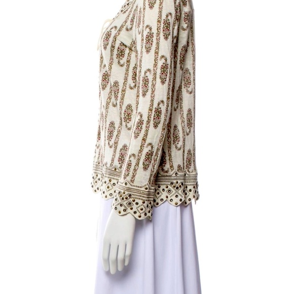 Amazing Isabel Marant  designer linen top with embellishments - Picture 4 of 5